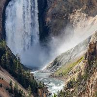 Lower Yellowstone Falls by Chris Blyth